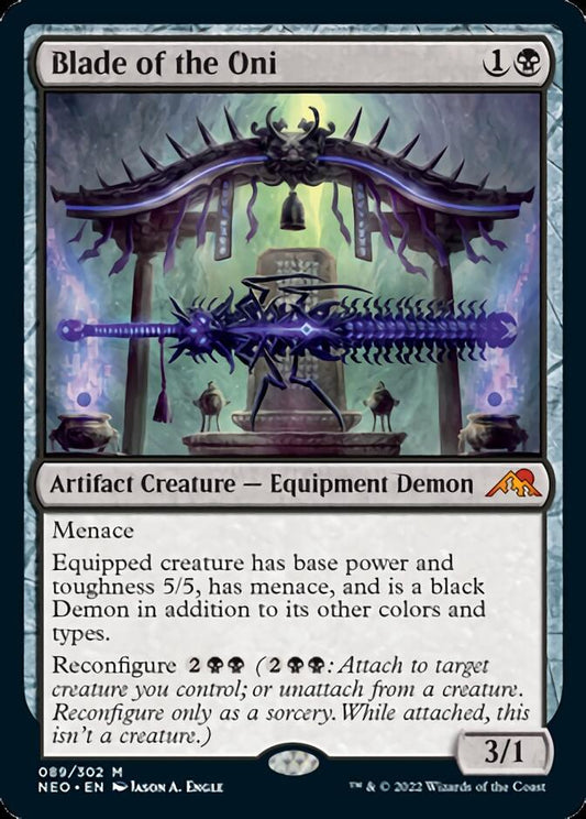 Blade of the Oni [Kamigawa: Neon Dynasty] [Foil]