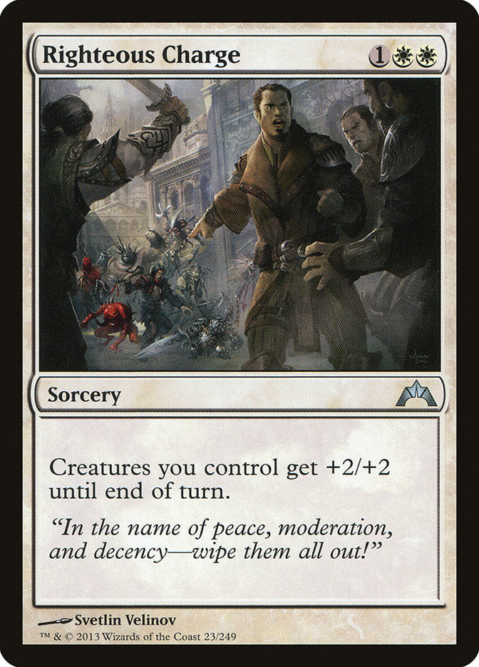 Righteous Charge [Gatecrash] [Foil]
