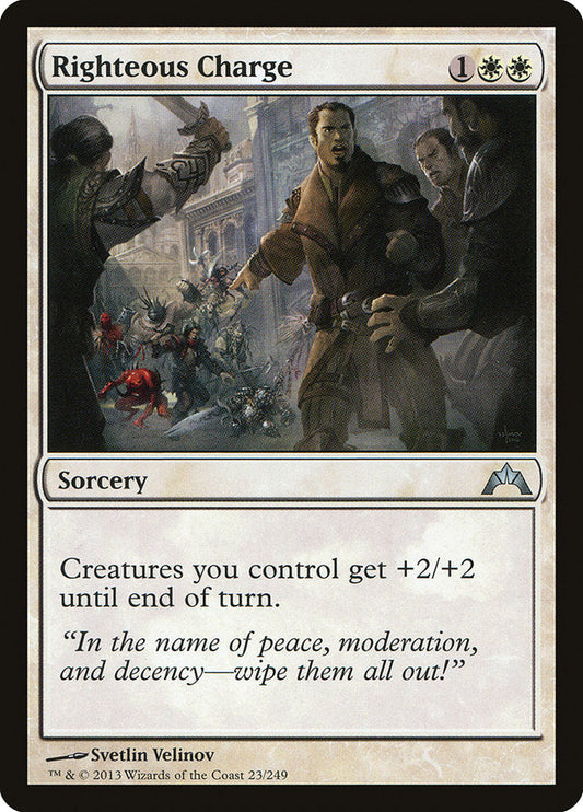 Righteous Charge [Gatecrash] [Foil]