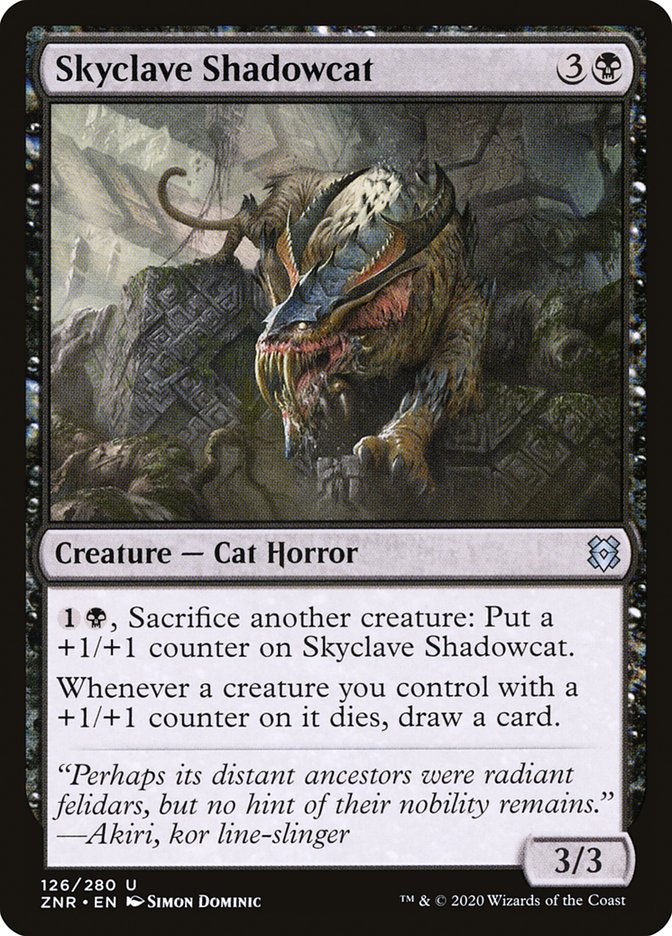 Skyclave Shadowcat [Zendikar Rising] [Foil]