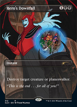 Hero's Downfall (Borderless) [Secret Lair Drop Series] [Foil]