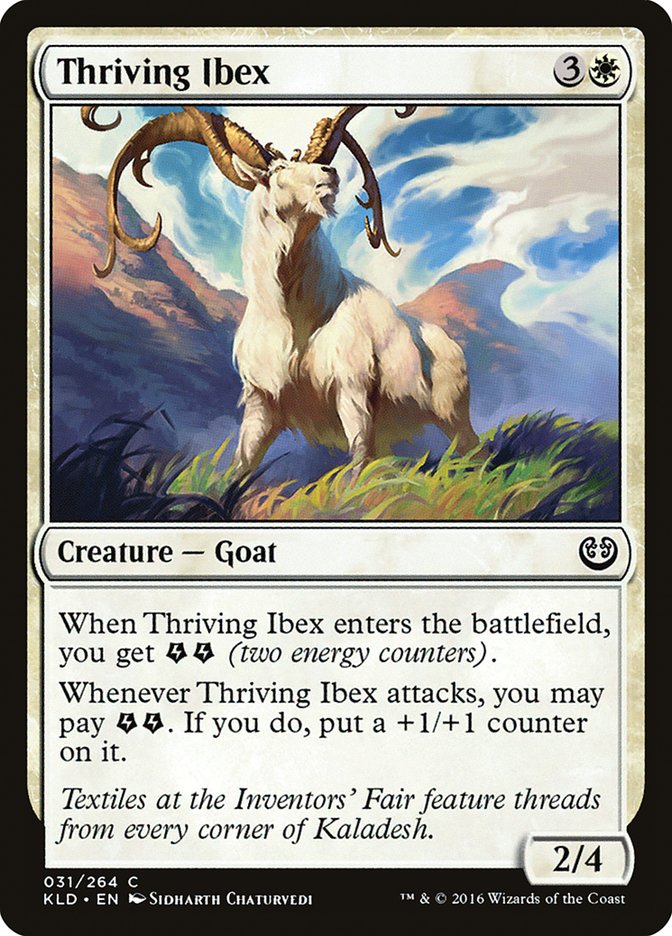 Thriving Ibex [Kaladesh] [Foil]