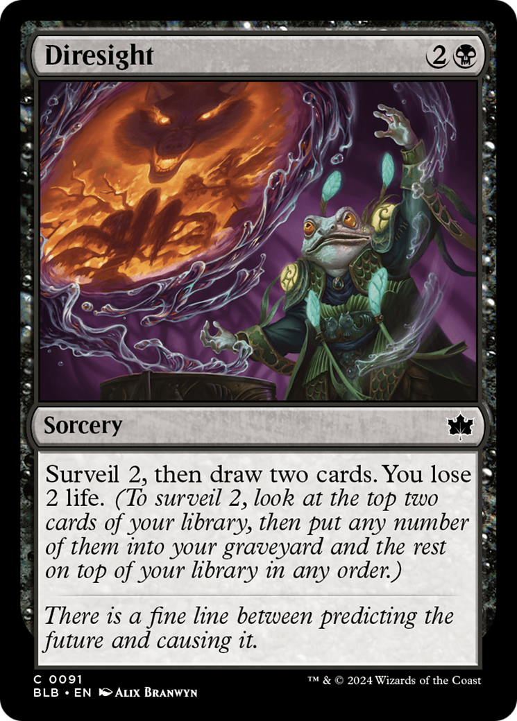Diresight [Bloomburrow] [Foil]
