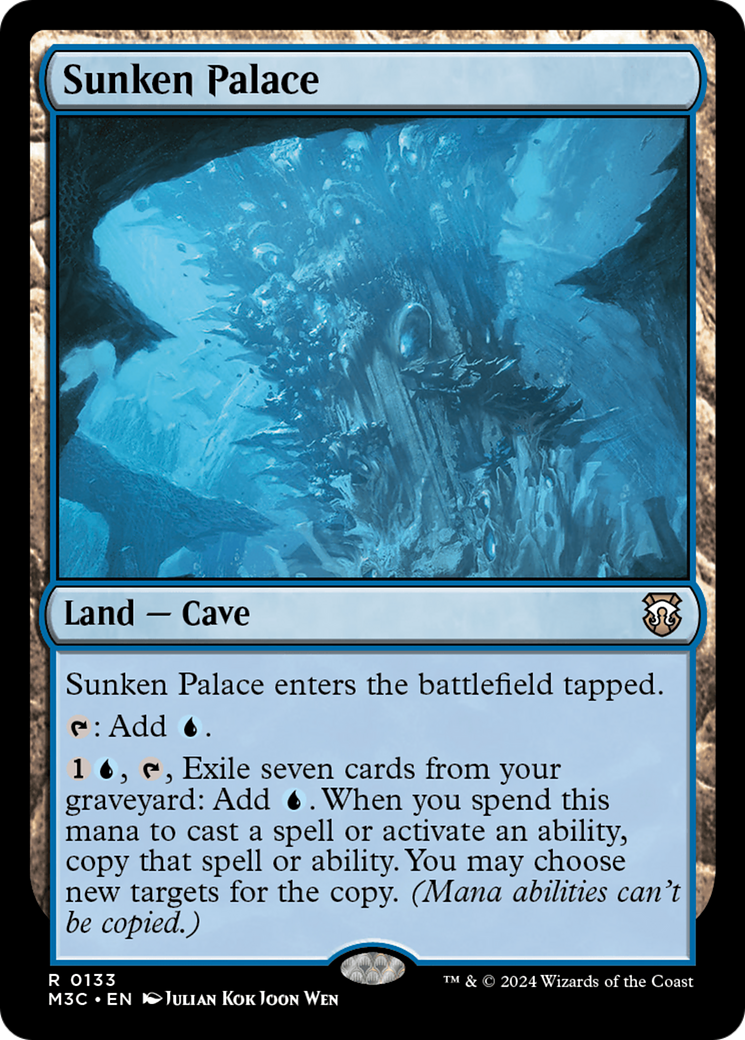 Sunken Palace (Extended Art) [Modern Horizons 3 Commander] [Foil]