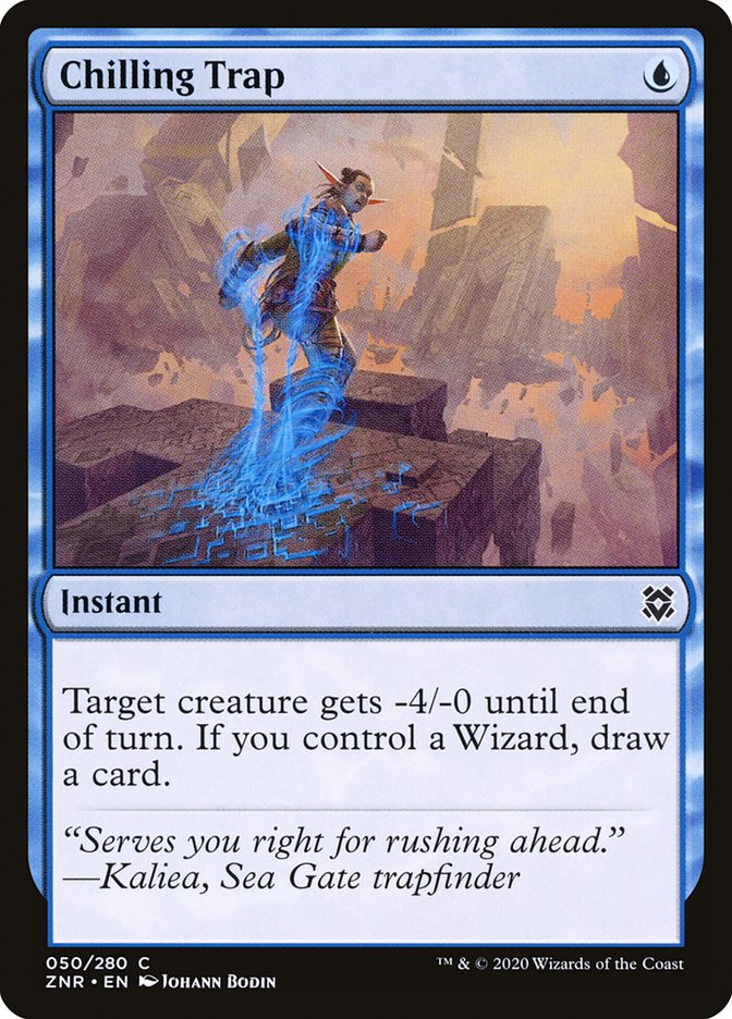 Chilling Trap [Zendikar Rising] [Foil]