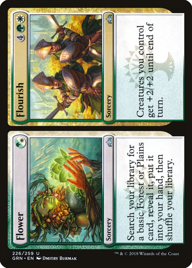 Flower // Flourish [Guilds of Ravnica] [Foil]