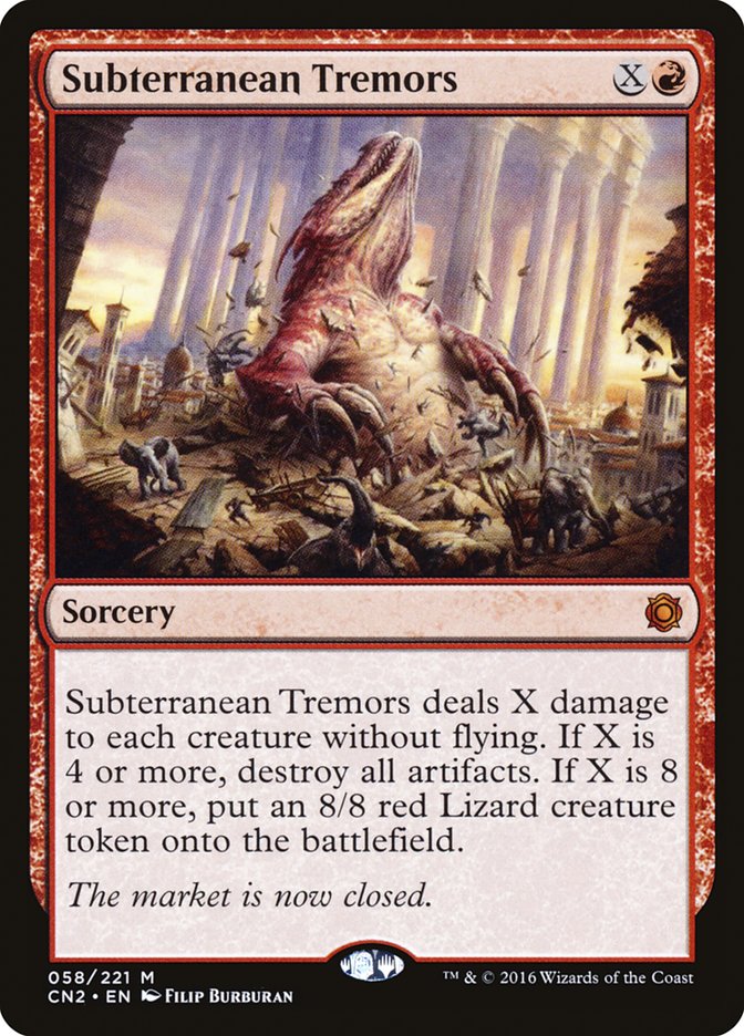 Subterranean Tremors [Conspiracy: Take the Crown] [Foil]
