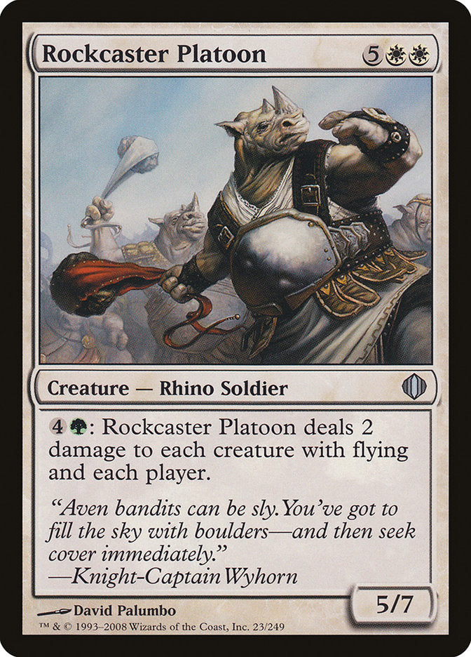 Rockcaster Platoon [Shards of Alara] [Foil]