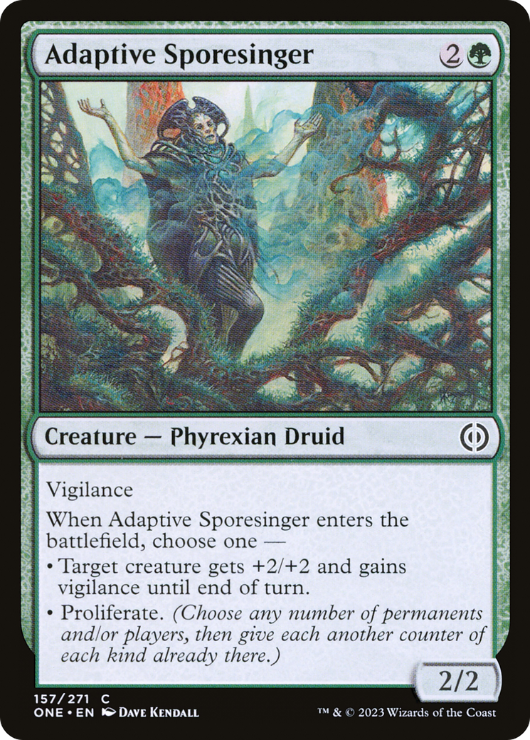 Adaptive Sporesinger [Phyrexia: All Will Be One] [Foil]