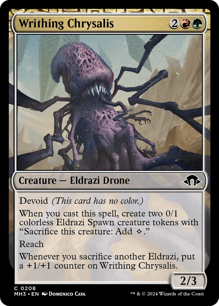 Writhing Chrysalis [Modern Horizons 3] [Foil]