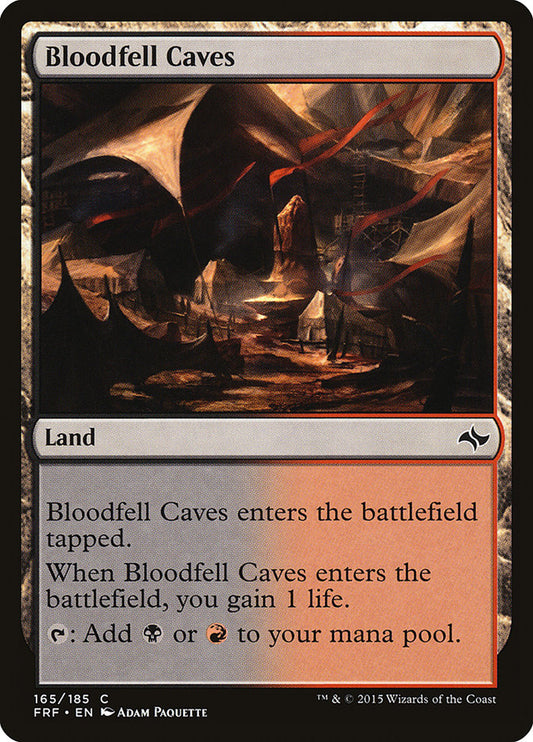 Bloodfell Caves [Fate Reforged] [Foil]
