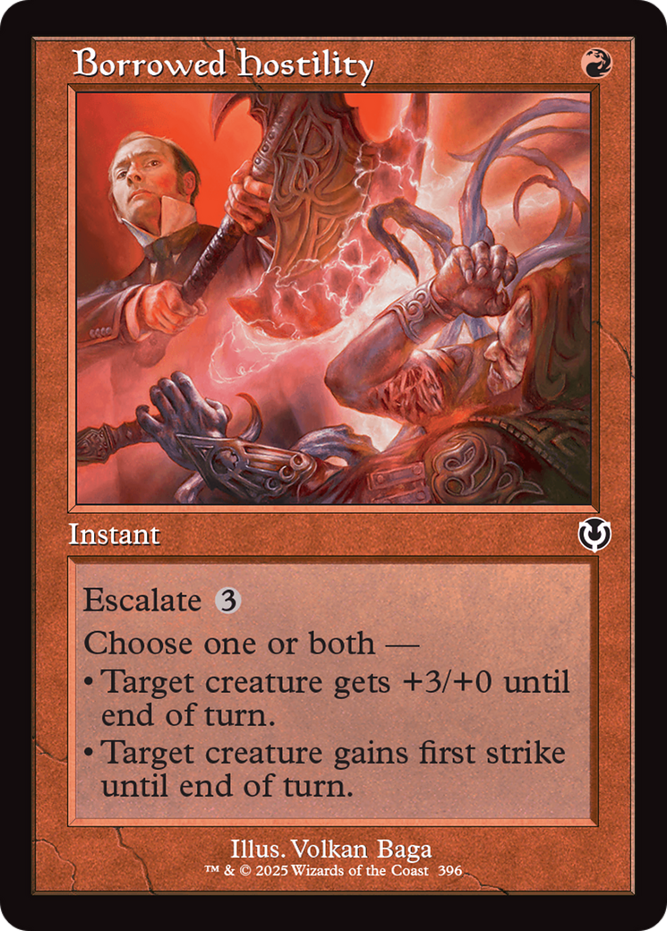 Borrowed Hostility (Retro Frame) [Innistrad Remastered] [Foil]