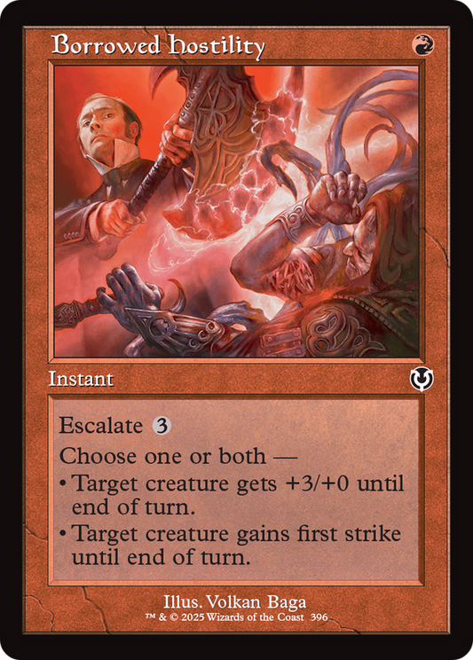 Borrowed Hostility (Retro Frame) [Innistrad Remastered] [Foil]