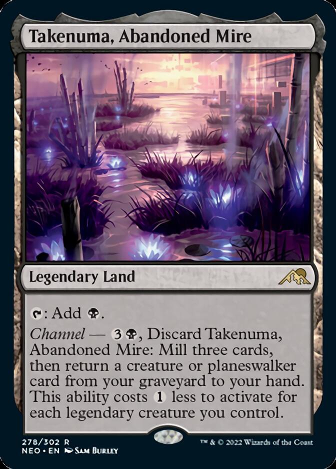 Takenuma, Abandoned Mire [Kamigawa: Neon Dynasty] [Foil]