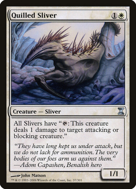 Quilled Sliver [Time Spiral] [Foil]