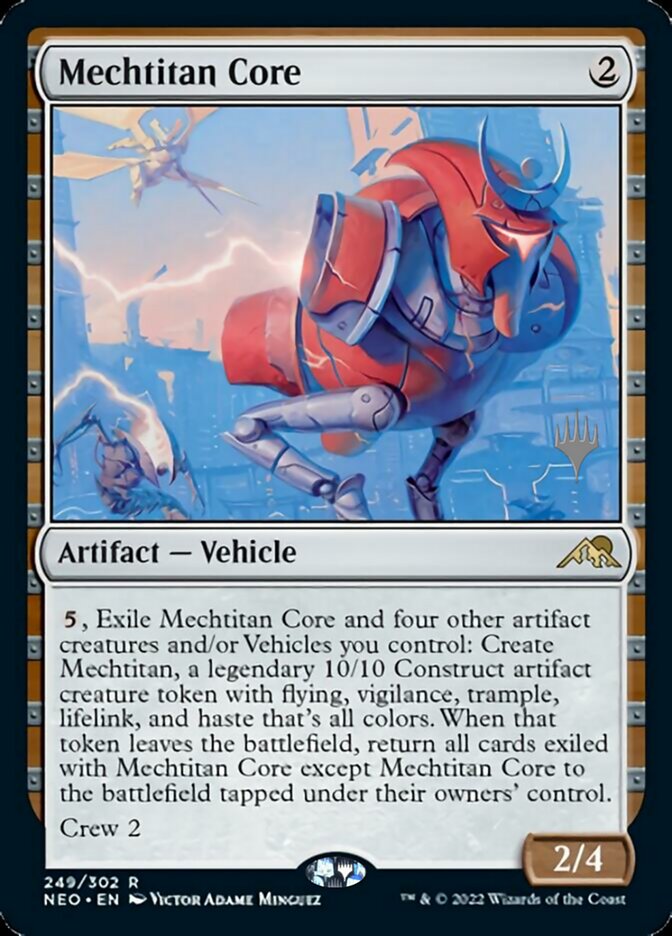 Mechtitan Core (Promo Pack) [Kamigawa: Neon Dynasty Promos] [Foil]