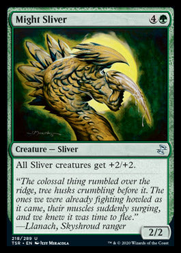 Might Sliver [Time Spiral Remastered] [Foil]