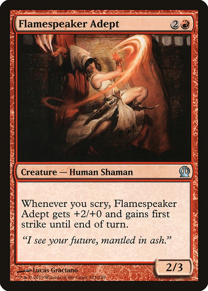 Flamespeaker Adept [Theros] [Foil]