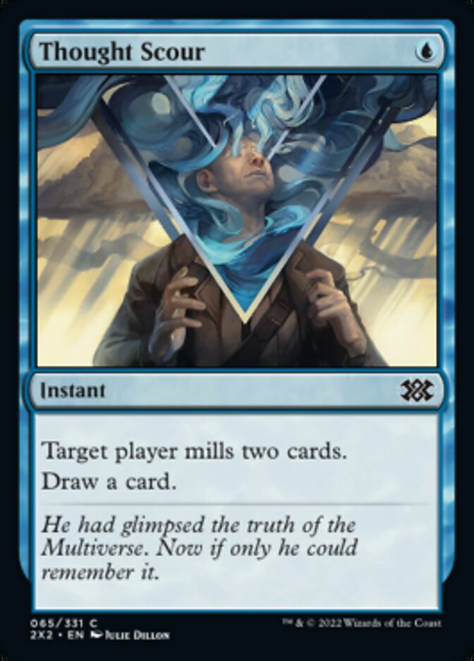 Thought Scour [Double Masters 2022] [Foil]