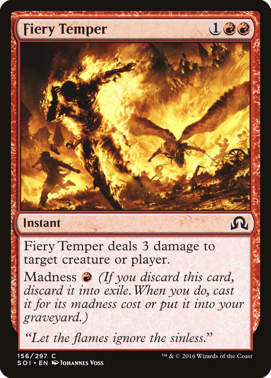 Fiery Temper [Shadows over Innistrad] [Foil]