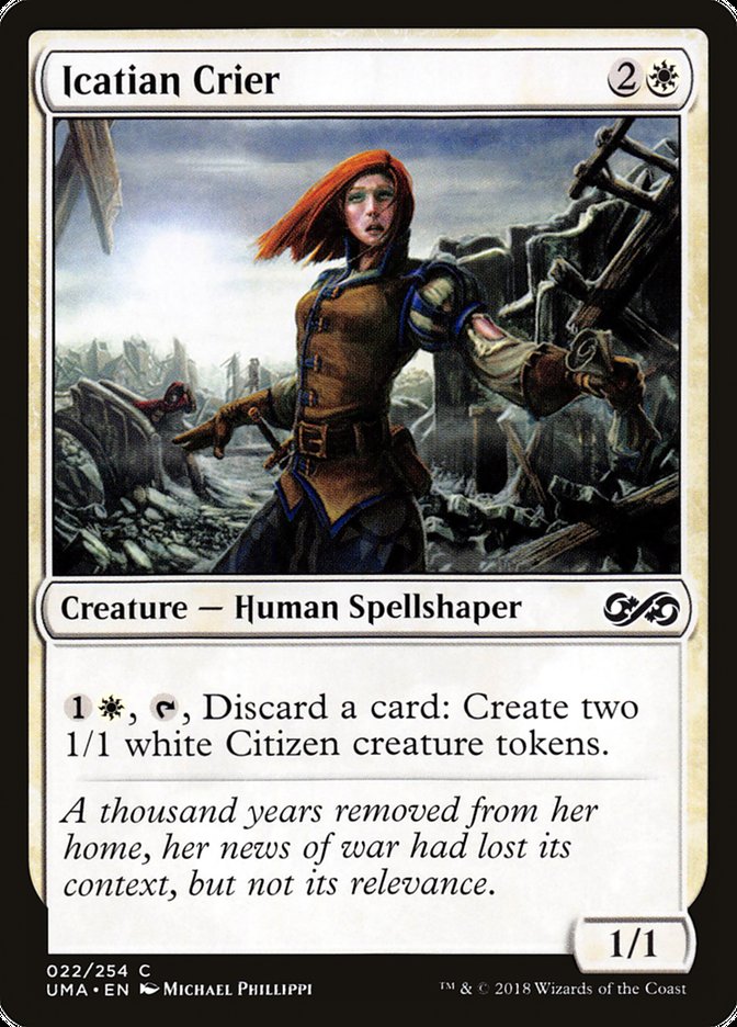 Icatian Crier [Ultimate Masters] [Foil]