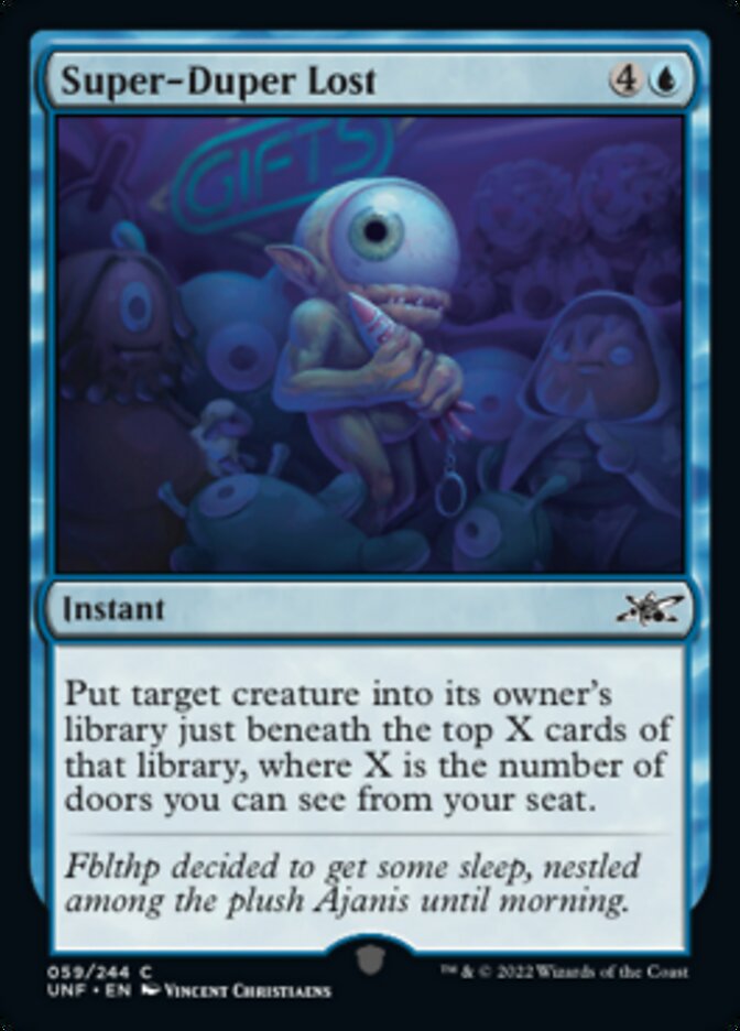 Super-Duper Lost [Unfinity] [Foil]