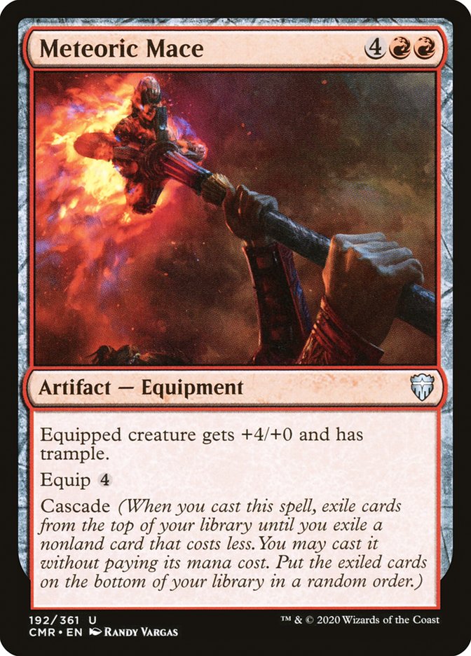 Meteoric Mace [Commander Legends] [Foil]