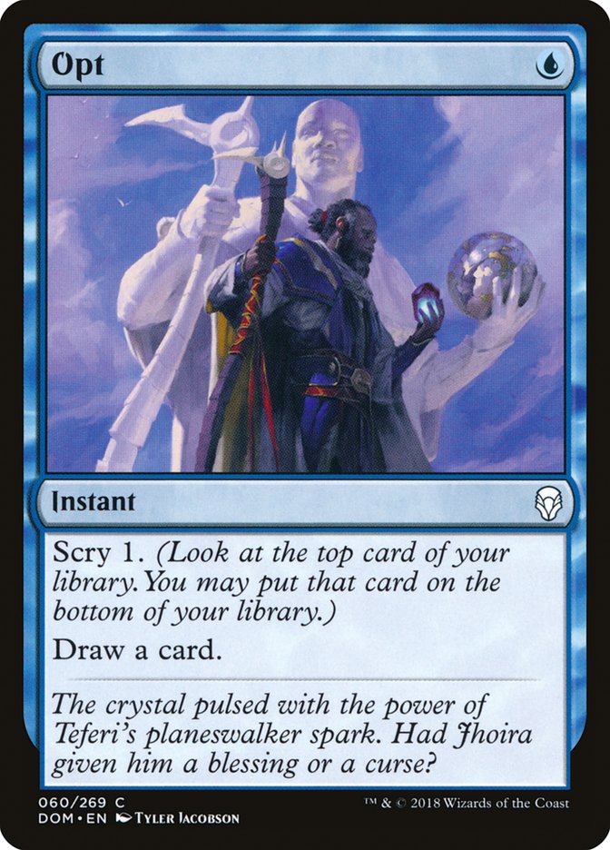 Opt [Dominaria] [Foil]