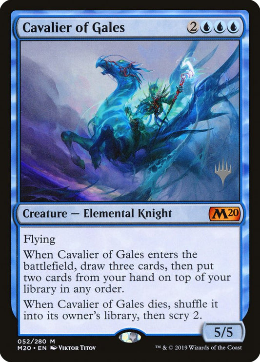 Cavalier of Gales (Promo Pack) [Core Set 2020 Promos] [Foil]