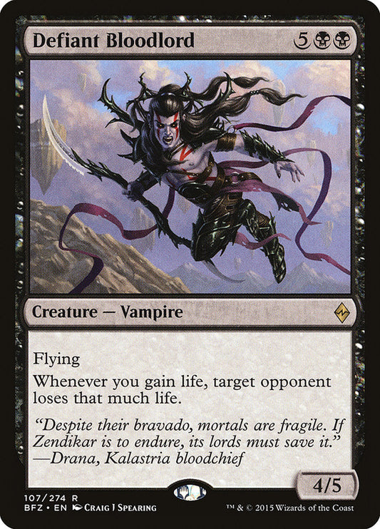 Defiant Bloodlord [Battle for Zendikar] [Foil]