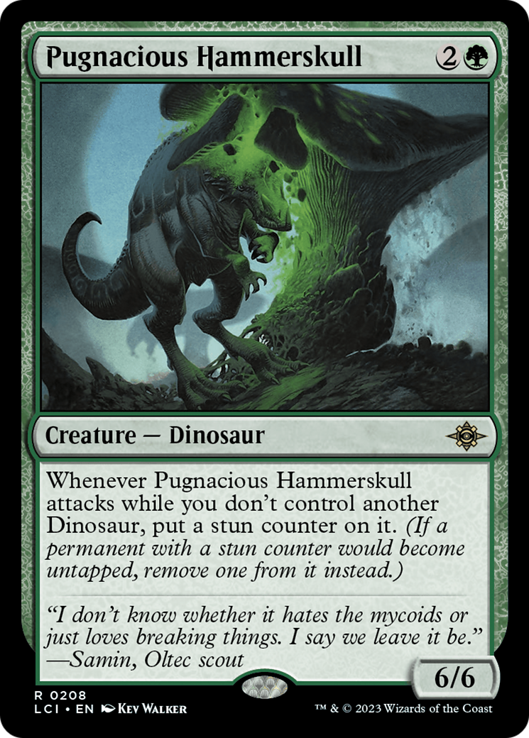Pugnacious Hammerskull [The Lost Caverns of Ixalan] [Foil]