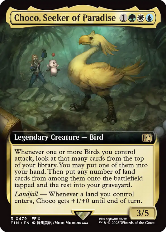 Choco, Seeker of Paradise (Extended Art) [FINAL FANTASY] [Foil]