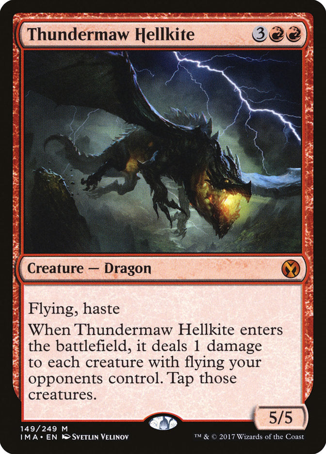 Thundermaw Hellkite [Iconic Masters] [Foil]