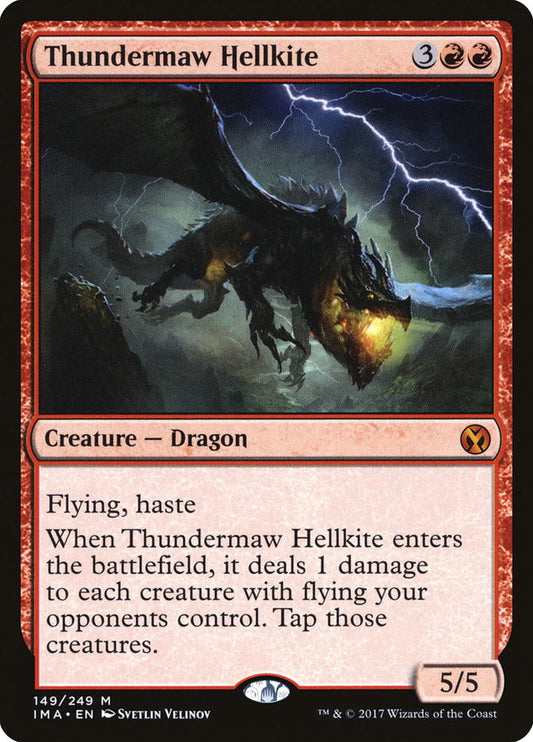 Thundermaw Hellkite [Iconic Masters] [Foil]