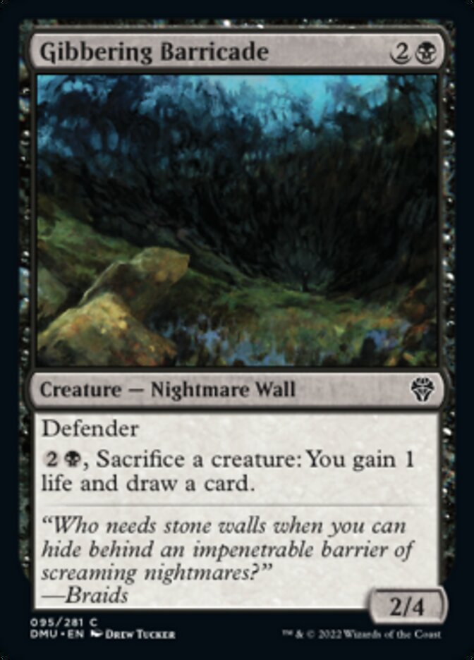 Gibbering Barricade [Dominaria United] [Foil]