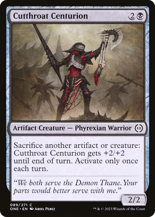 Cutthroat Centurion [Phyrexia: All Will Be One] [Foil]