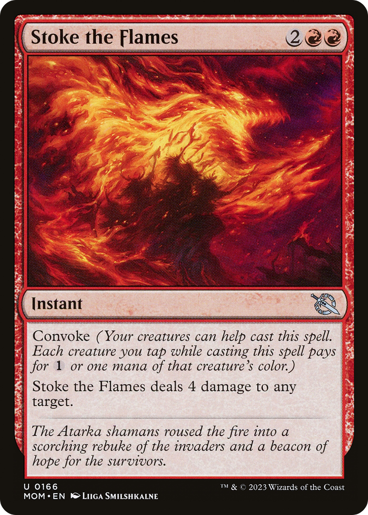 Stoke the Flames [March of the Machine] [Foil]