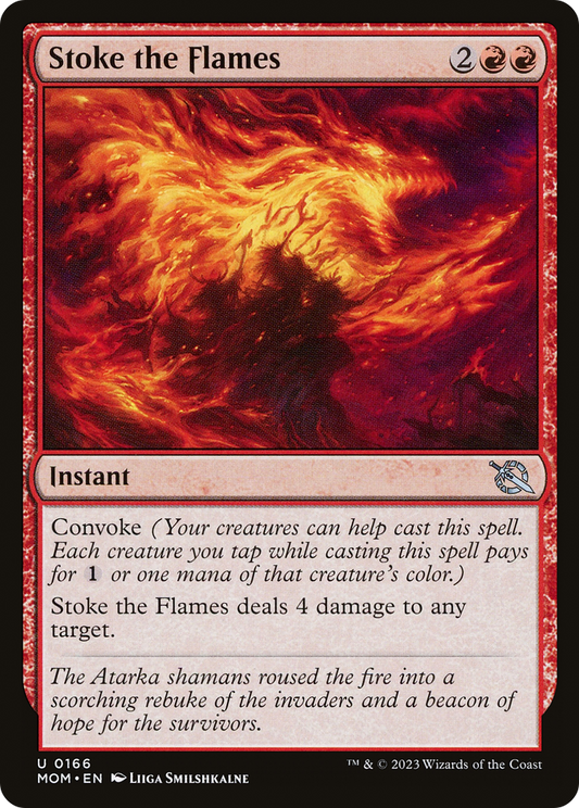 Stoke the Flames [March of the Machine] [Foil]