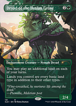 Dryad of the Ilysian Grove (Borderless) [Secret Lair Drop Series] [Foil]