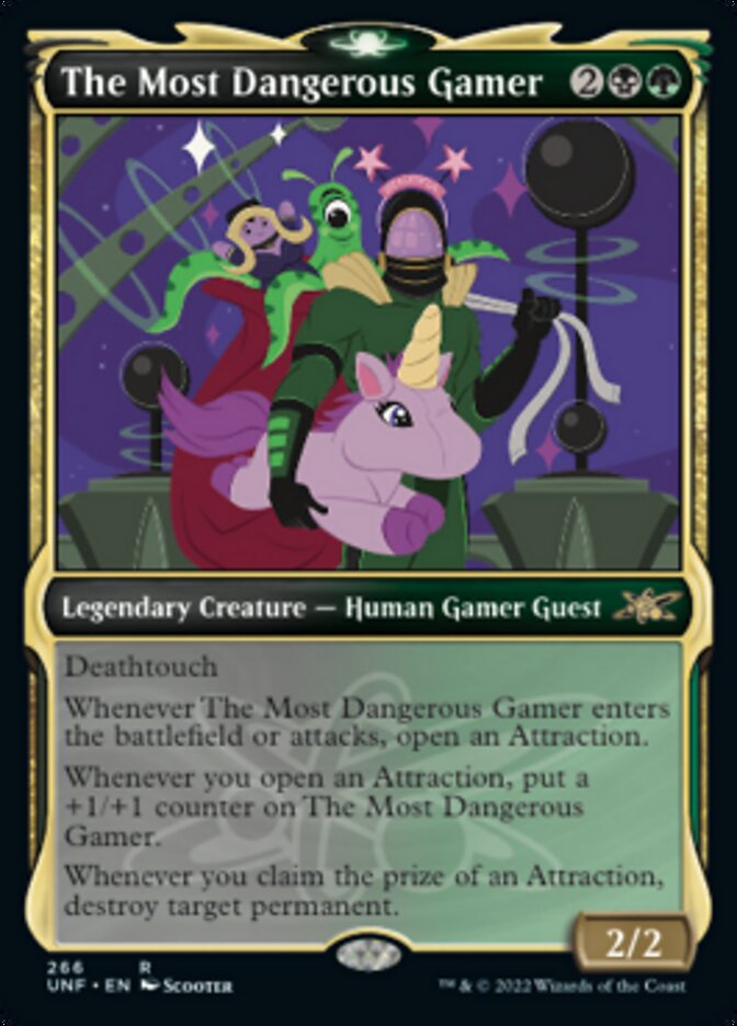 The Most Dangerous Gamer (Showcase) [Unfinity] [Foil]