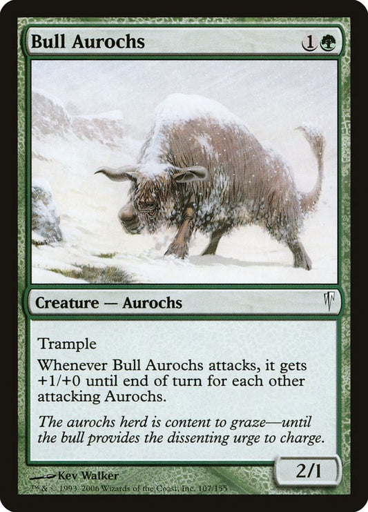 Bull Aurochs [Coldsnap] [Foil]