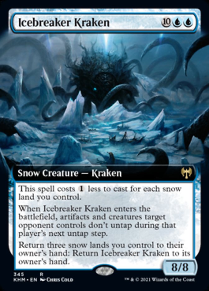 Icebreaker Kraken (Extended Art) [Kaldheim] [Foil]