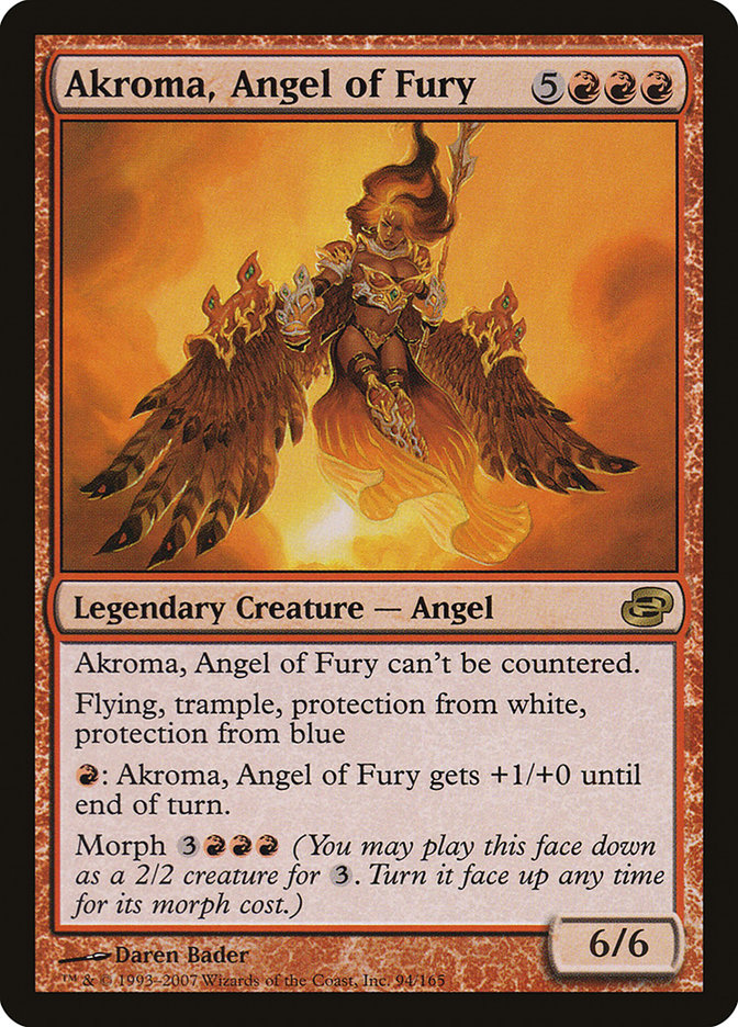 Akroma, Angel of Fury [Planar Chaos] [Foil]