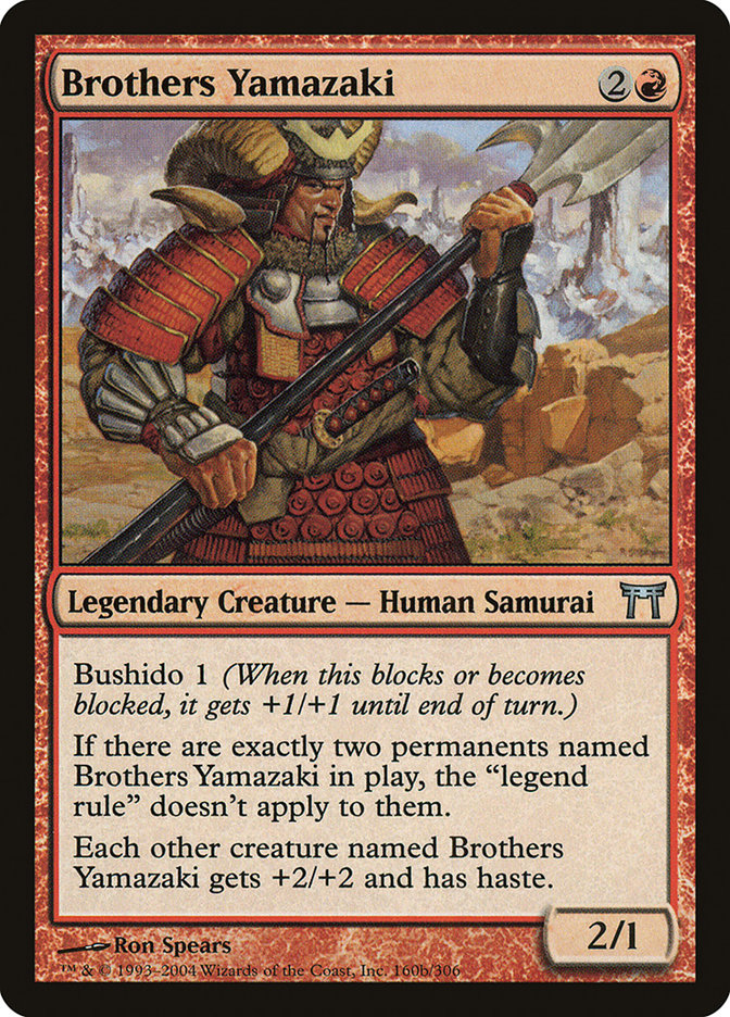Brothers Yamazaki (160b/306) [Champions of Kamigawa] [Foil]