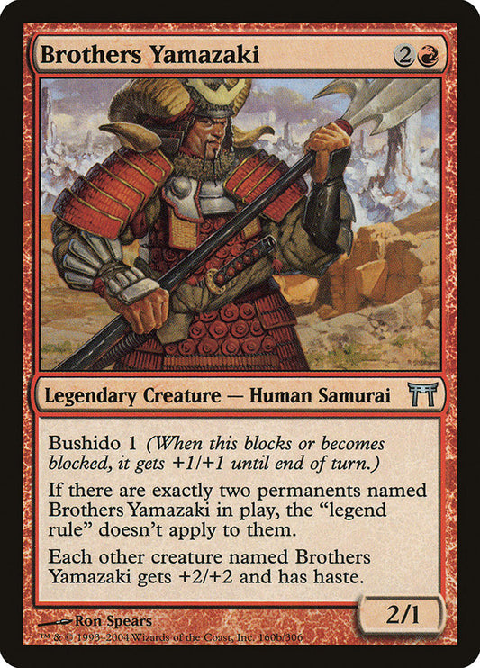 Brothers Yamazaki (160b/306) [Champions of Kamigawa] [Foil]