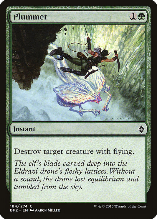 Plummet [Battle for Zendikar] [Foil]