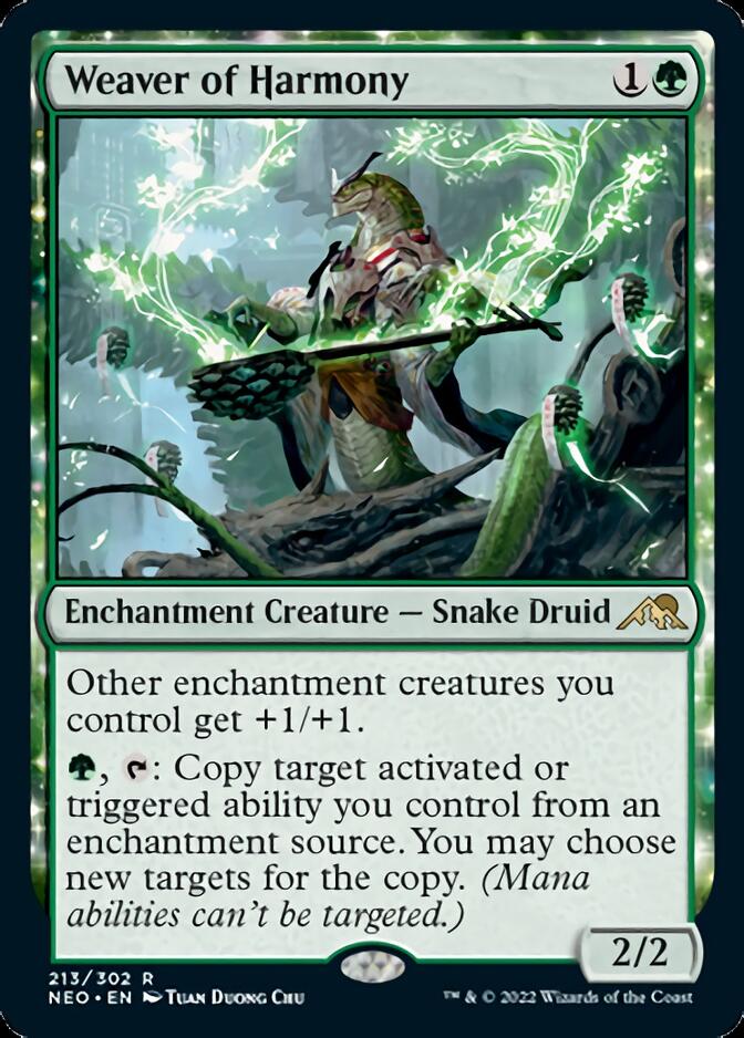 Weaver of Harmony [Kamigawa: Neon Dynasty] [Foil]