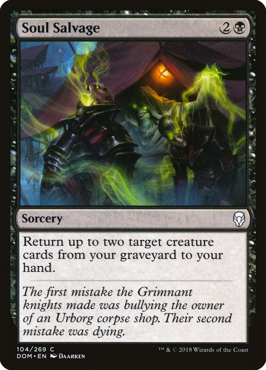 Soul Salvage [Dominaria] [Foil]