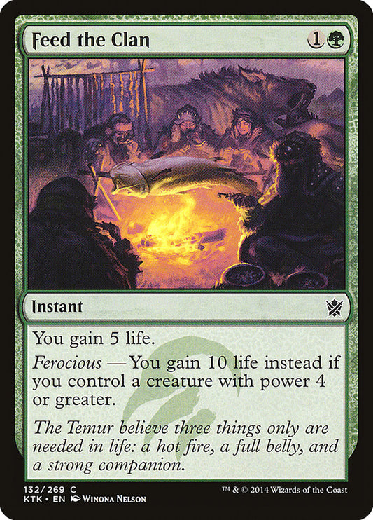 Feed the Clan [Khans of Tarkir] [Foil]