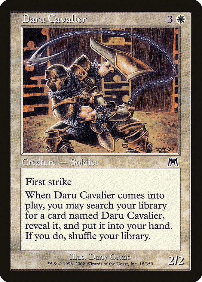 Daru Cavalier [Onslaught] [Foil]